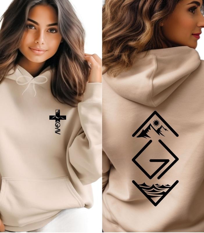 God Is Greater Than The Highs And Lows 2side Sweatshirt, Christian Gift, Religious T Shirt, Jesus Loves You Tee, Unisex Crewneck Pullover Tee, Classic Streetwear