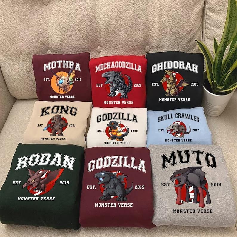 Godzilla Character Shirt, Godzilla Shirt, Godzilla x Kong The New Empire 2024 Shirt, GodzillaxKong Shirt, Godzilla Kong Shirt, MonsterVerse
