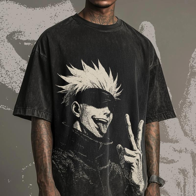 Gojo Satoru Jujutsu Kaisen Shirt, Anime Shirt, Gojo Badass Shirt, Gift For Him, Gift For Her, Unisex TShirt