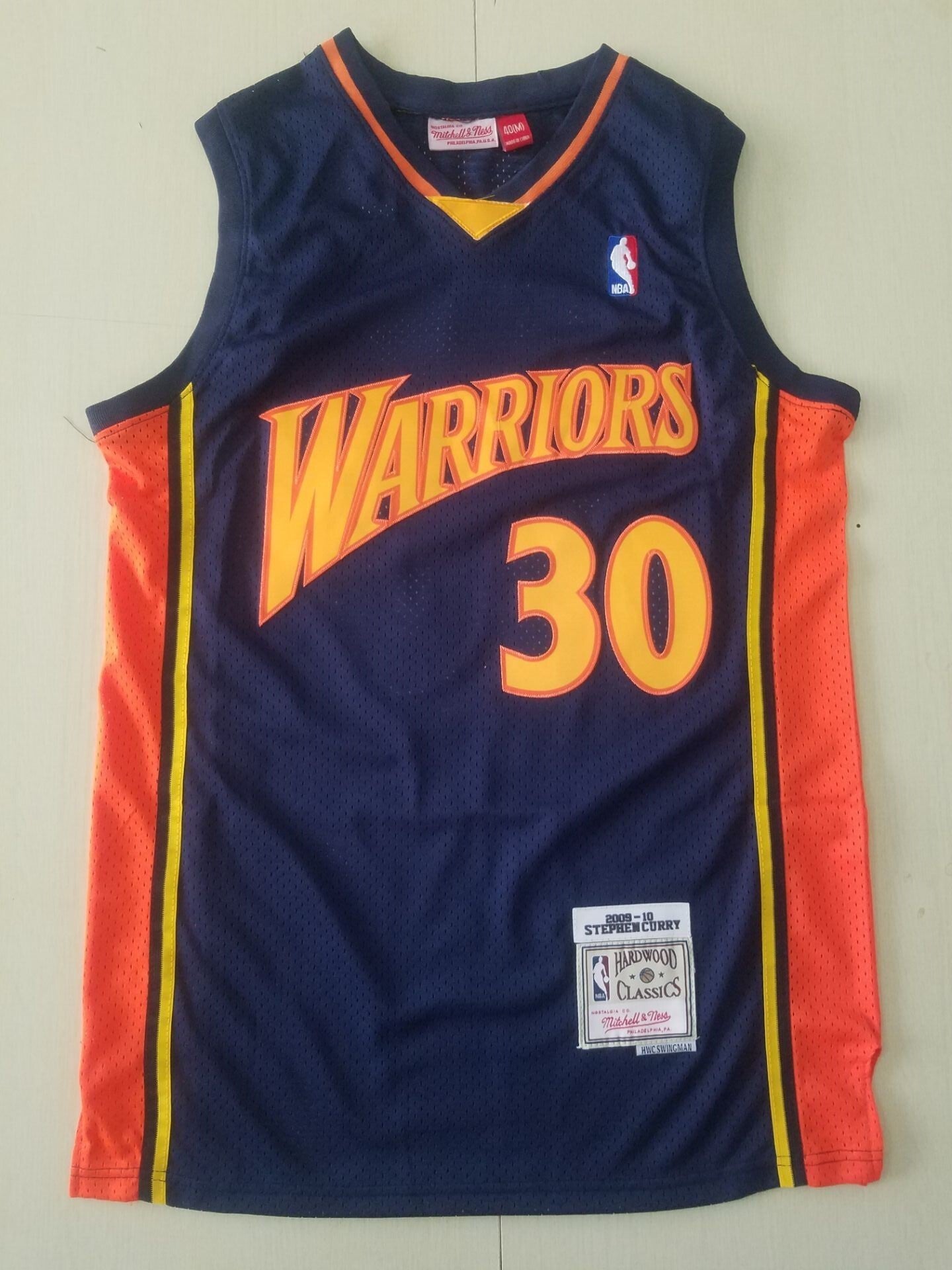 Golden State Warriors #30 Stephen Curry Warriors 30 Retro Black S-XXL Style 2