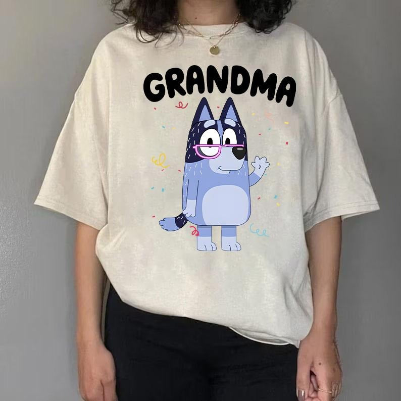 Grandmalife Bluey Shirt, Bluey Grandma Shirt, Bob Bluey Shirt, Bluey Shirt, Bluey Family Shirt, Grandma Grandma Bluey Shirt Bluey Family Tee , Bluey and Bingo Shirt, 4th of July Shirt, Bluey Birthday