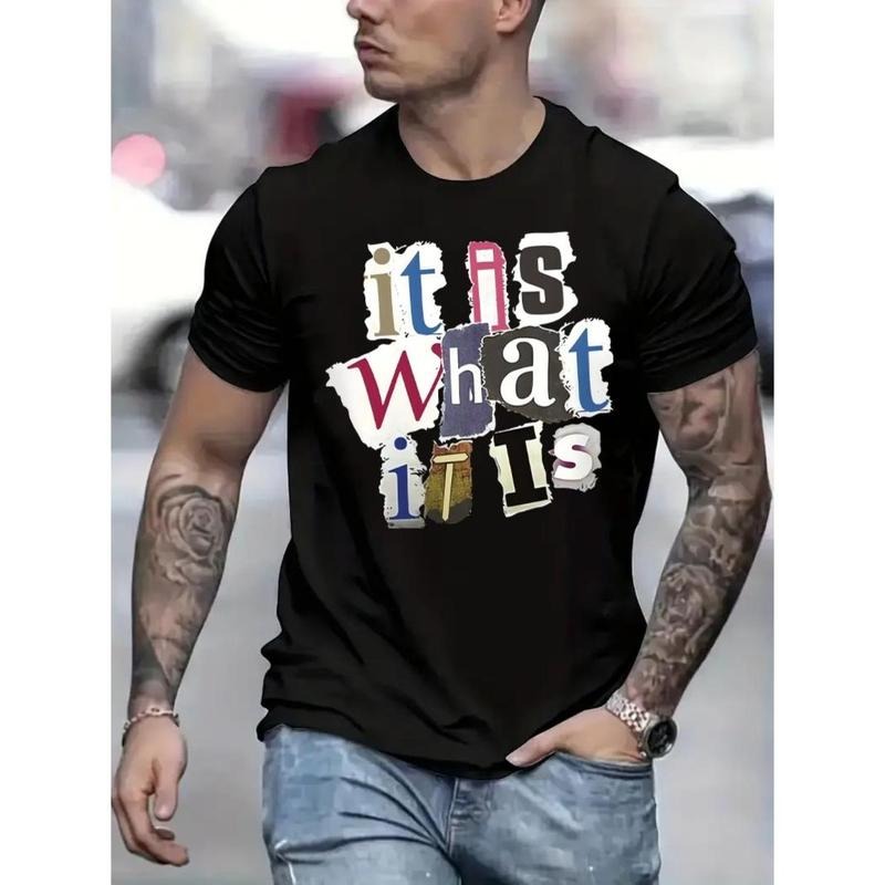 Graphic Tee - Comfy Stretchy Short Sleeve T-Shirt for Summer Casual Daily Style - Trendy Fashion Clothing for Men Made in USA