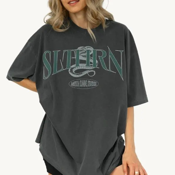 Green House Shirt Wizard House Shirt Snake House Shirt Malfoy Shirt Pottery T-Shirt Wizard School Shirt Marauders...