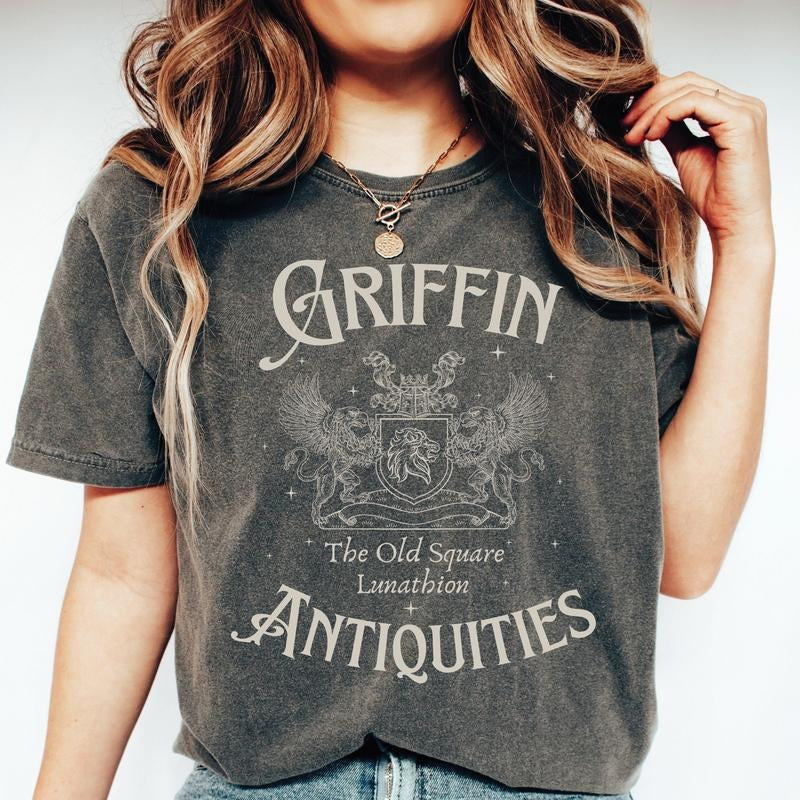 Griffin Antiquities Shirt, Bryce Quinlan Sarah J Maas Night Court, Smut Reader Merch, Bookish Shirt, Acotar T-Shirt
