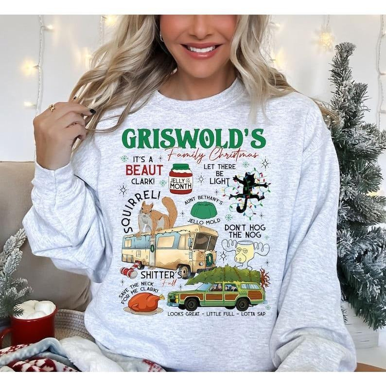 Griswold Christmas Sweatshirt, Hoodie, T - Shirt, Griswold Co Sweater, Christmas Tree Farm Shirt, Family Vacation Match, National Lampoon's Christmas Vacation
