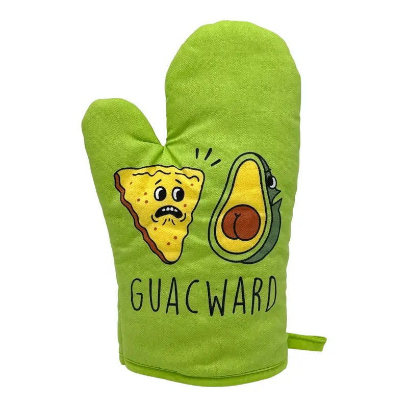 Guacward Funny Awkward Avocado Butt Silly Chips And Guac Kitchen Utensils Funny Graphic Kitchenwear Sarcastic Funny Food Novelty Cookware Green -