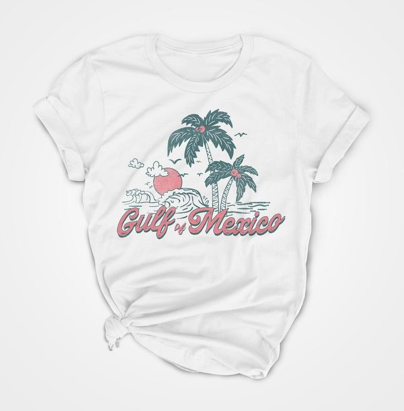 Gulf Of Mexico Loteria Chinga La Migra Trump T-shirt Democrat Retro Funny Political Shirt Top Womenswear