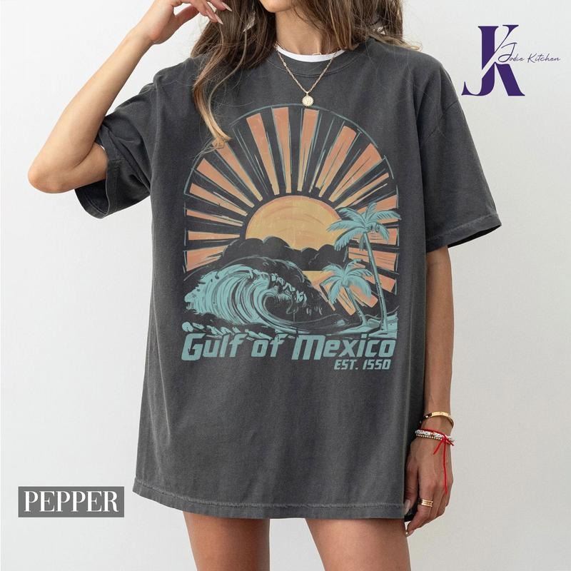 Gulf of Mexico Shirt, Vintage Gulf of Mexico Since 1550 Shirt, Gulf Of Mexico Tee, Mexico Gift for Mexico Lover, Gulf Coast Shirt