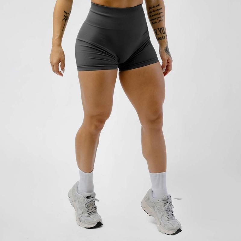 Gymreapers Legacy Seamless Shorts - Storm, Compression Fit and Breathable for Summer Sports & Outdoor Clothing