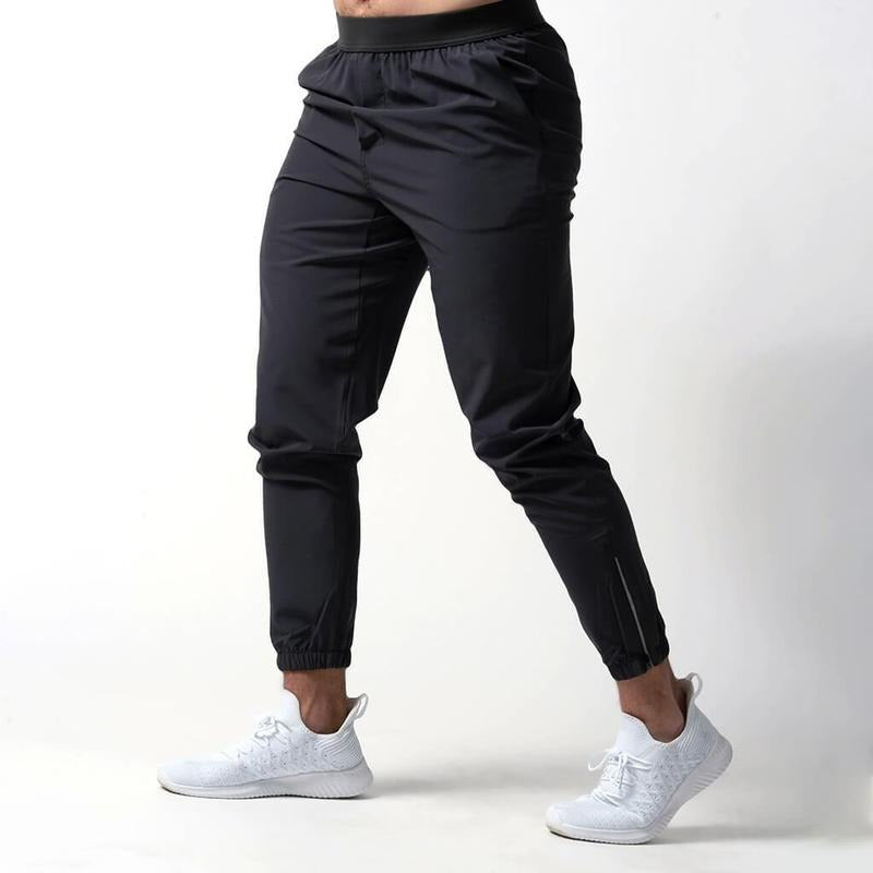Gymreapers Performance Joggers - Obsidian, Sweat-Wicking Material, 4-Way Stretch Fabric, Non-Irritating Waistband, Mesh...