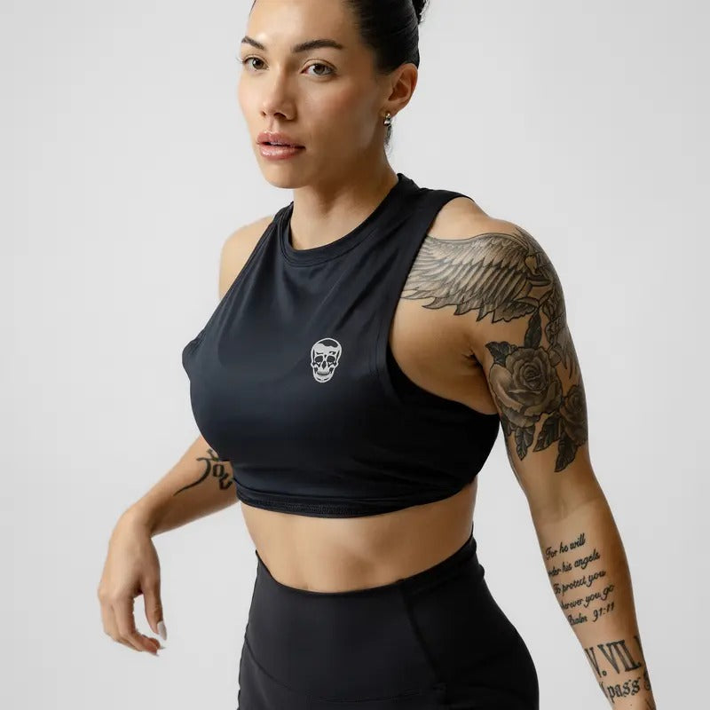 Gymreapers Performance Tank Top for Women - Breathable, 4-Way Stretch, Loose Fit with Contoured Seams