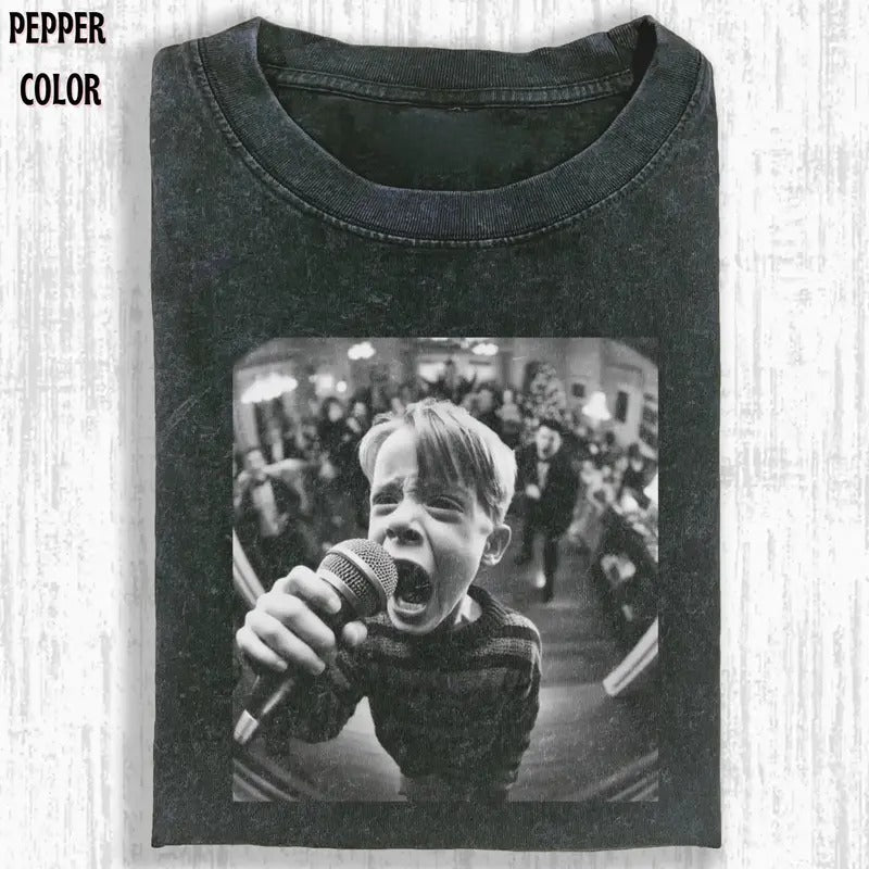 HOME ALONE T-SHIRTS, VINTAGE Movies T-Shirt, Funny Christmas Tees, Vintage Men's Top - Cotton, Polyester