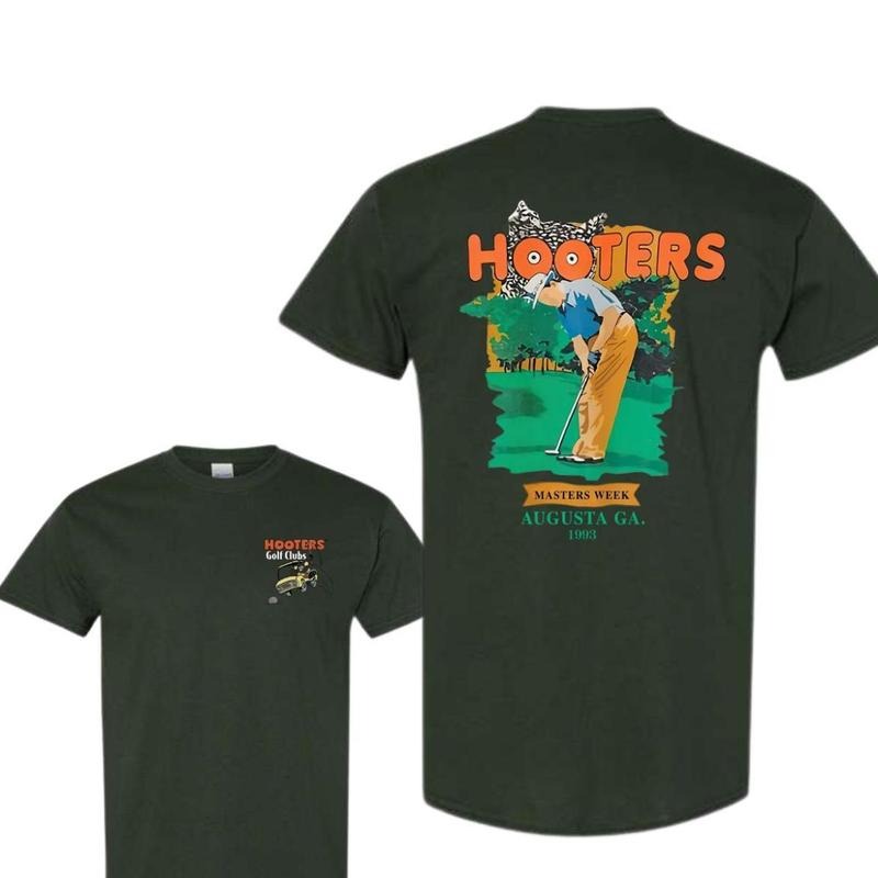 HOOTERS Golf Club Week 1993 Vintage Golf T-Shirt Casual Unisex