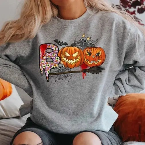 Halloween Boo Sweatshirt, Funny Halloween Sweatshirt, Halloween Matching Sweatshirt, Halloween Sweatshirt