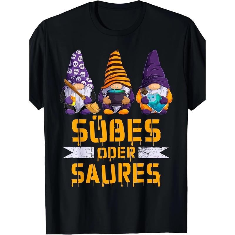 Halloween Gnome, German trick-or-treating, Gnome T-shirt Made in USA