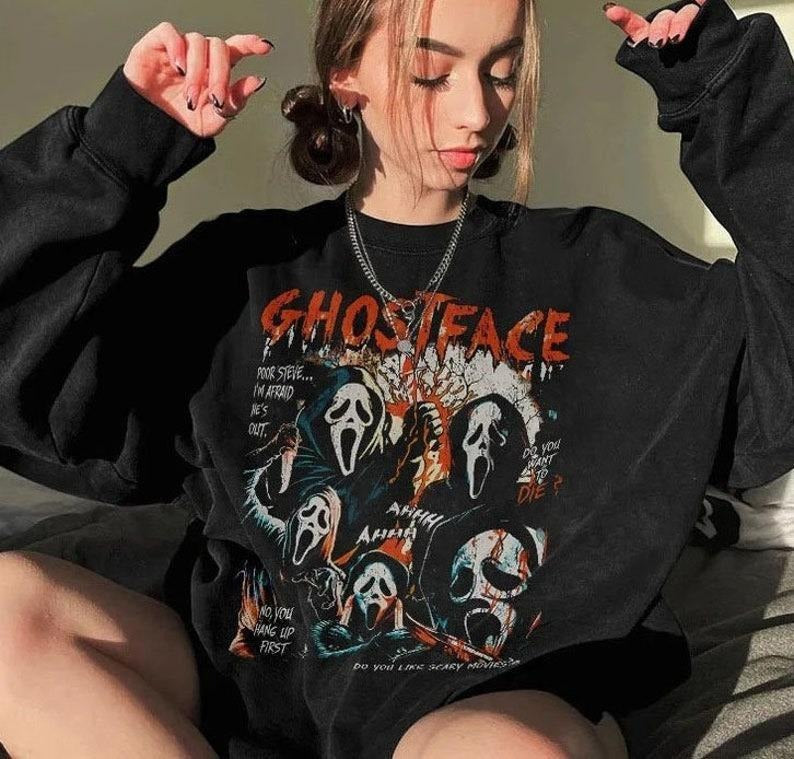 Halloween Shirts, Ghostface Shirts, Spooky Season Shirts, Halloween Party 2024 Shirts