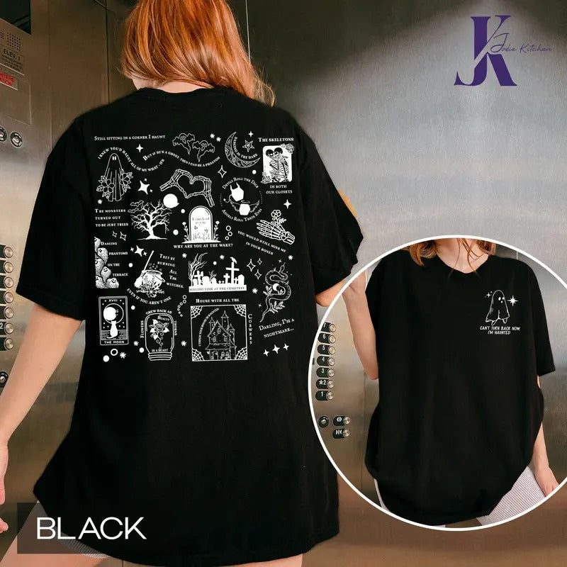 Halloween Songs Comfort Colors Shirt, Spooky Halloween Season Shirt, Halloween Song Lyrics Shirt,