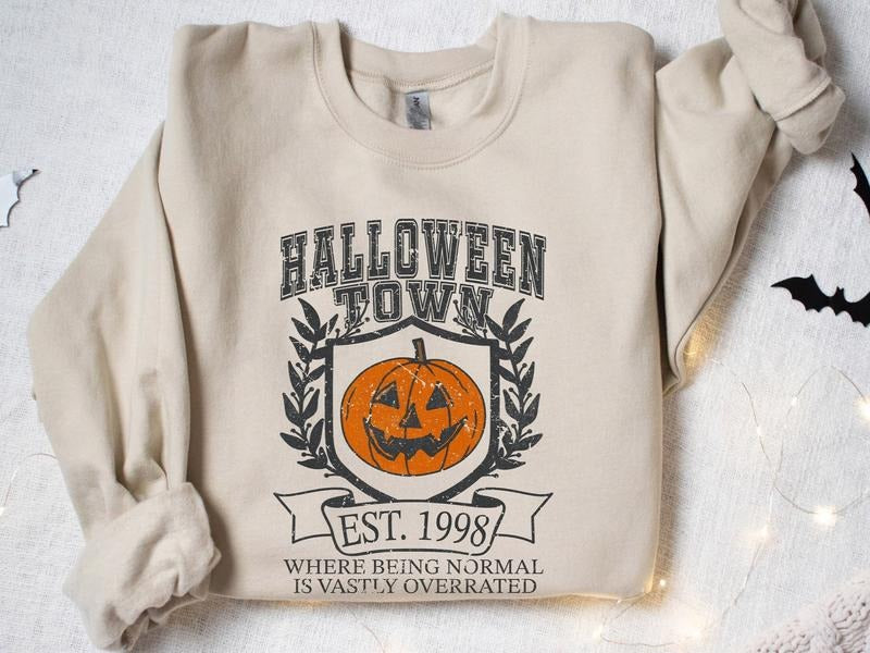 Halloween Town EST 1998 Crewneck Sweatshirt, Hoodie, T-shirt