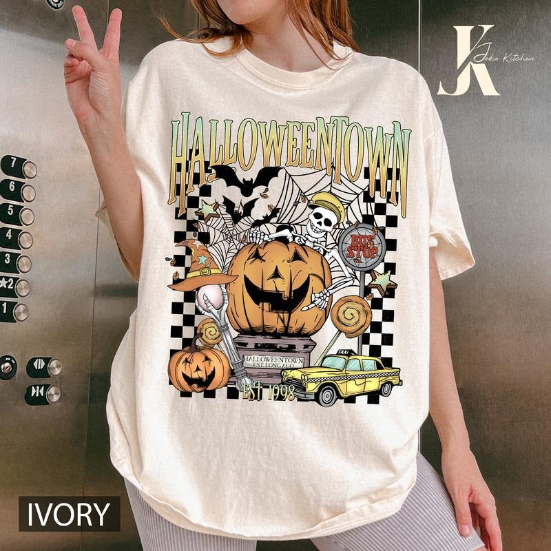 Halloween Town Est 1998 Sweatshirt, Halloween Sweatshirt, Halloween Family Shirt, Halloween Pumpkin, Halloween 2024, Halloween Gifts