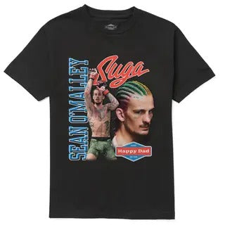 Happy Dad x Suga Sean Vintage Fight Night Tee, Unisex Tshirt, Menswear, Sporty Men, Cotton Retro Soft T-Shirt Top Classic