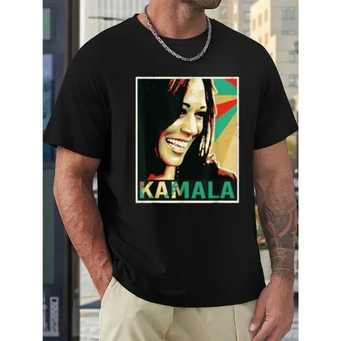 Harris Shirt, Kamala Harris Shirt, Harris 2024, Kamala 2024 Shirts, 2024 Election, Vote For Harris, US Elections, Short-Sleeve Crew Neck Men's Tee Shirt Made in USA
