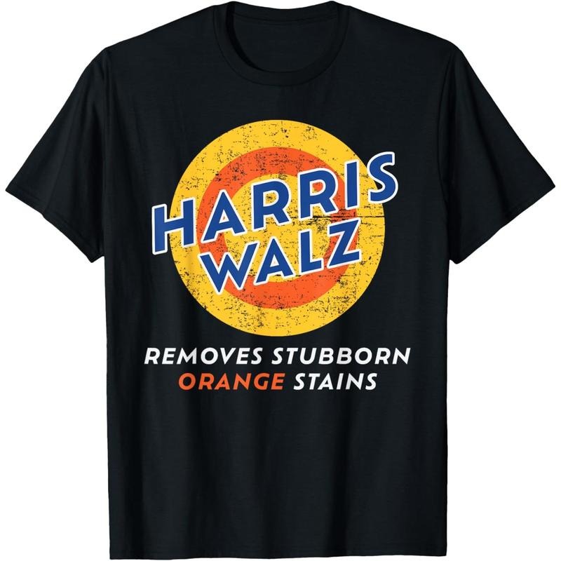 Harris Walz 2024 Waltz Removes Stubborn Orange Stains Funny T-Shirt made in usa Hoodie, Sweatshirt | WearSparks.com