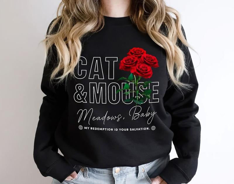 Haunting Adeline Cat & Mouse Duet Sweatshirt, Meadows Baby Hoodie, Dark Romance Spicy Book Womenswear Sweaters, Book Lover Giftstyle{n002}2