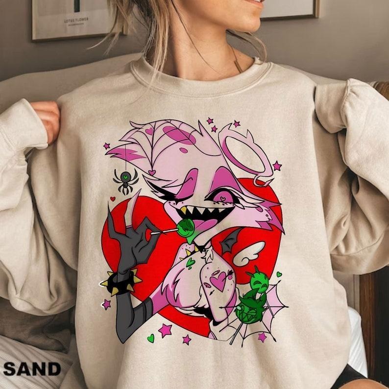 Hazbin Hotel (Devil And Angel) Characters Sweatshirts T-Shirts, Hoodie | WearSparks.com