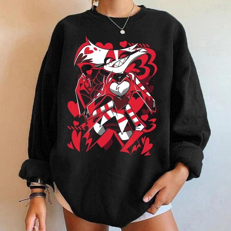 Hazbin Hotel Angel Dust Hazbin Hotel Characters Sweatshirt T-Shirts, Hoodie | WearSparks.com