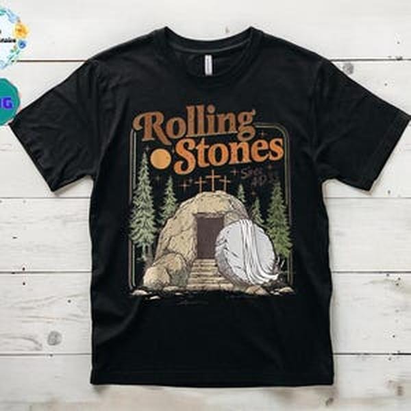 He Is Risen Rolling tshirt, Christian Resurrection Tomb tshirt, Christian Easter tshirt, Empty Tomb sweatshirt, He is Risen Design for Easter, tshirt hot trend, shirts women,vintage graphic tees