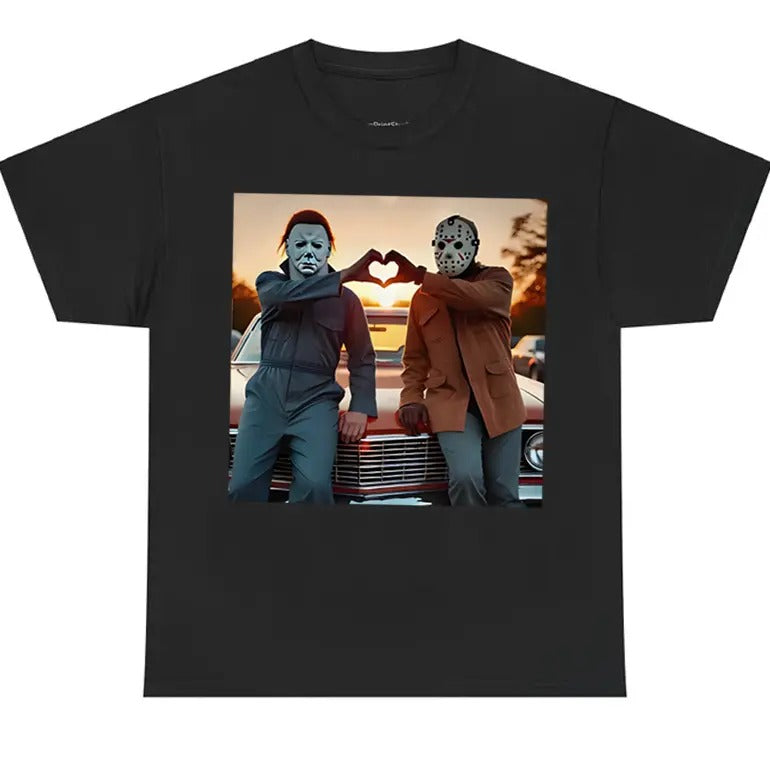 Heart Hand Killer Horror Movie Shirt, Friends Horror Characters Shirt, Funny Halloween, Horror Movie Killers Shirt, Hot Halloween, Friends Horror