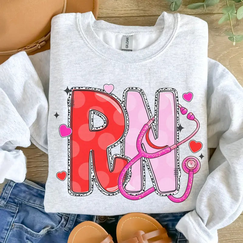 Hearts Occupation Sweatshirt - Ash Grey - Sublimation - Unisex Sizing -