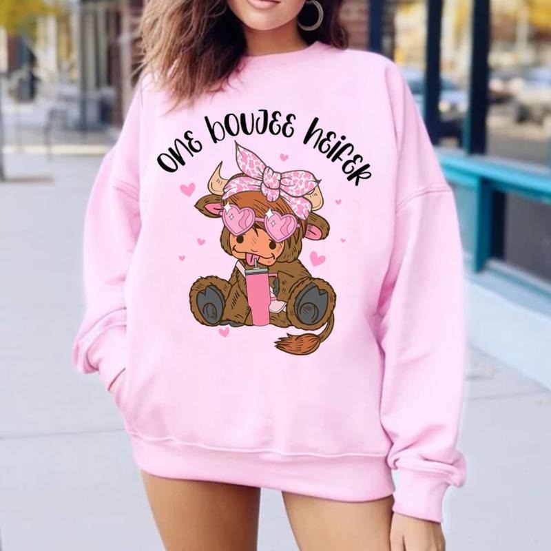Heifer Valentine Sweatshirt, Highland Cow Valentine Shirt, Valentine Day Western Country Shirt, Love Cow Valentines Day Sweater