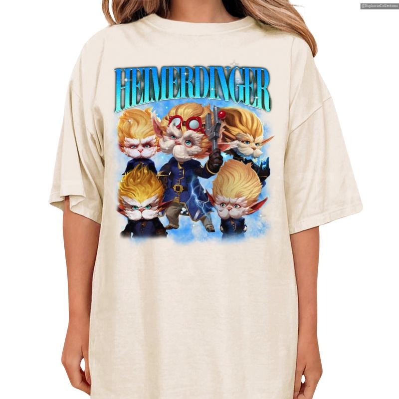 Heimerdinger Arcane Bootleg Shirt, Streetwear League of Legends Tee, Arcane Shirt , Global Trending Outfits