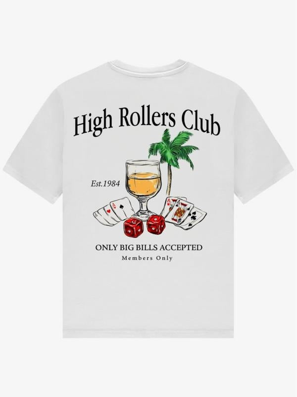 High Rollers Club Vintage Graphic T-shirt,
