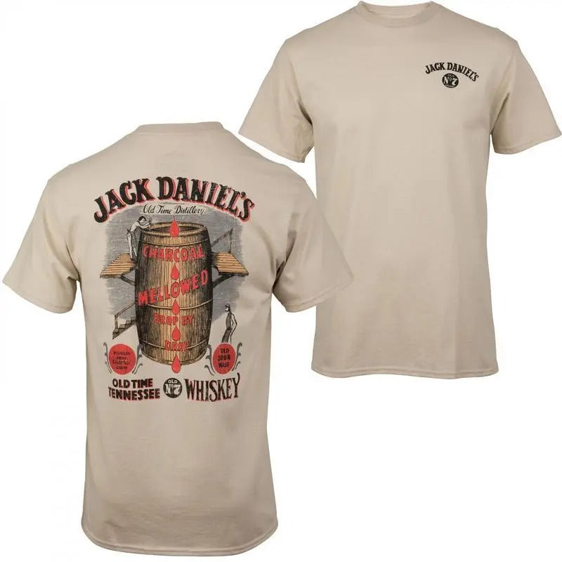Jack Daniels Whisky Barrel Shirt Whiskey Holiday T-Shirt/ Hoodie, Vintage Unisex Tee Shirt Man Women, Casual Streetwear, 100% Cotton - Sleeve, Pullover