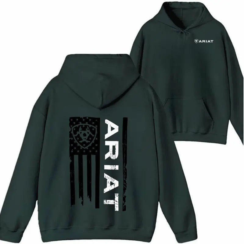 Western Ariat Merica Flag Shirt/Sweatshirt/Hoodie | WearSparks.com