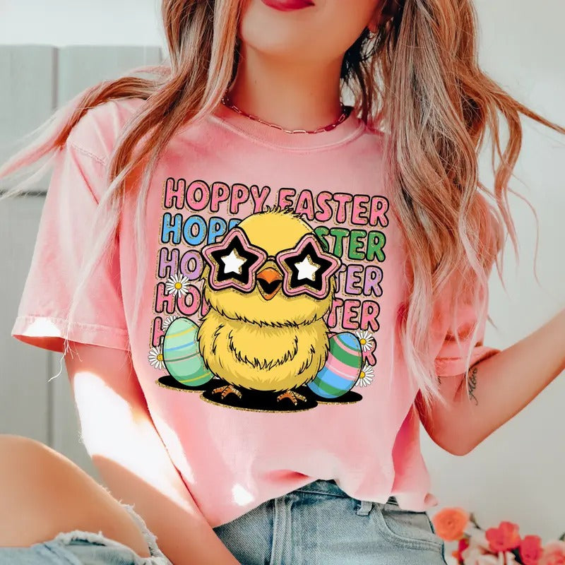 Hoppy Easter DTF Transfers - THIS IS NOT A SHIRT Hoodie, Sweatshirt | WearSparks.com
