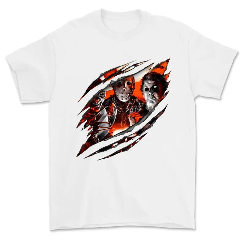 Horror Characters T-Shirt, Horror Friend T-Shirt, Halloween Movie T-Shirt, Halloween Gift For Women For Men