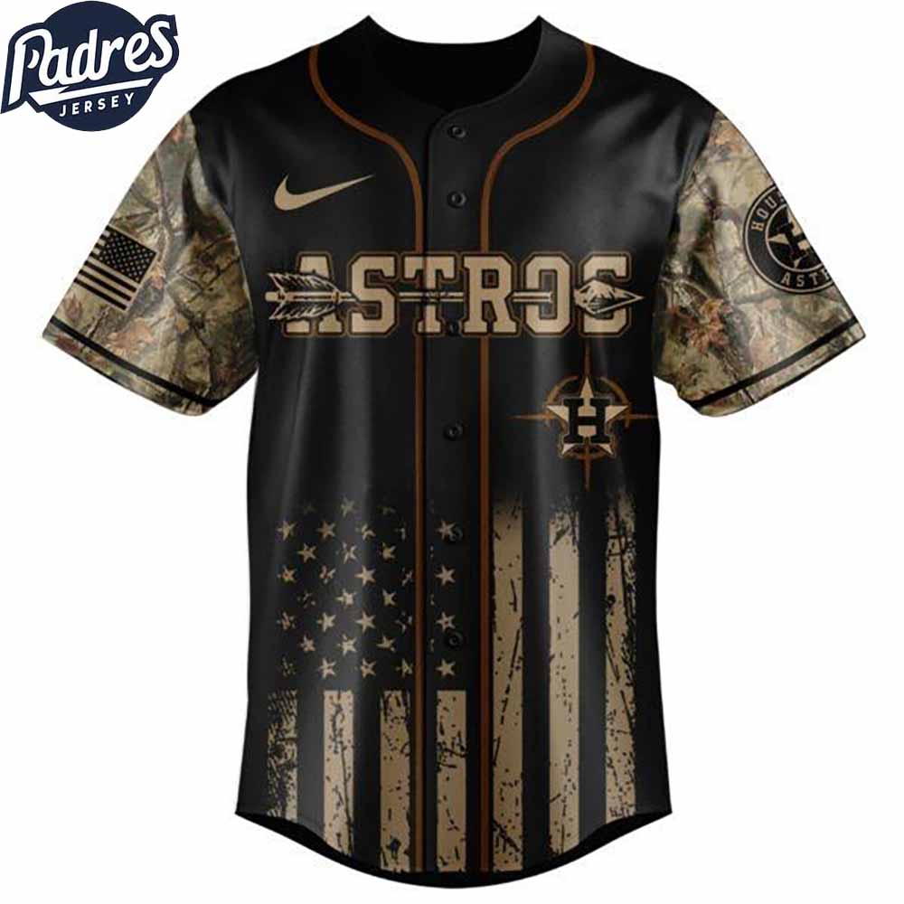 Houston Astros MLB X Deer Hunting Personalized Baseball Jersey - Padres Jersey Oasis: Elevate Your Baseball Style Game