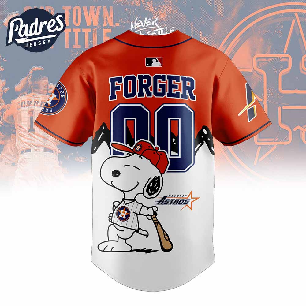 Houston Astros x Peanuts Personalized Baseball Jersey For Fans - Padres Jersey Oasis: Elevate Your Baseball Style Game