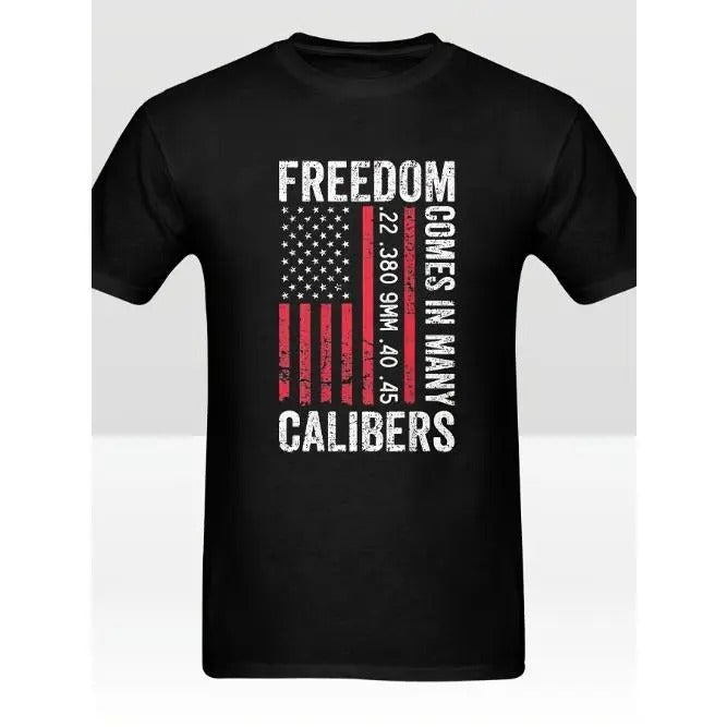 Humorous Pro Gun T-Shirt - Men's Breathable Short Sleeve Tee - Comfortable, Soft, Casual, Daily Wear, All Season, Made in USA