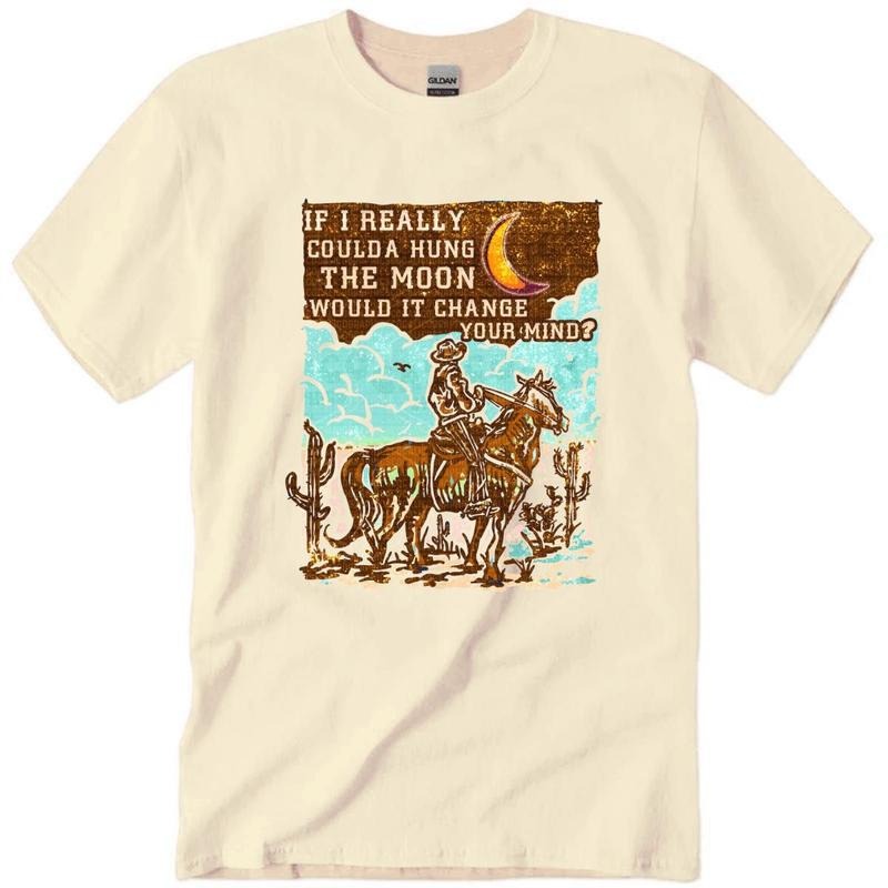 Hung moon Tshirt Cotton Menswear