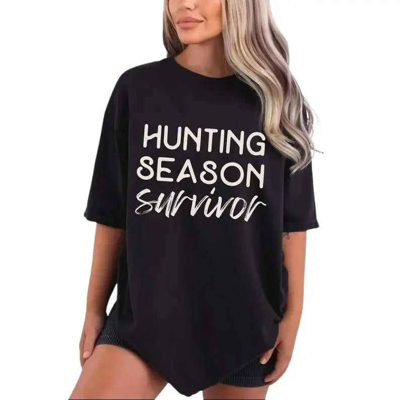 Hunting Season Survivor Shirt, Hunting Wives Shirt, He is Hunting Shirt, Hello Hunting Season Shirt, Hunting Wives Gift, He is Hunting