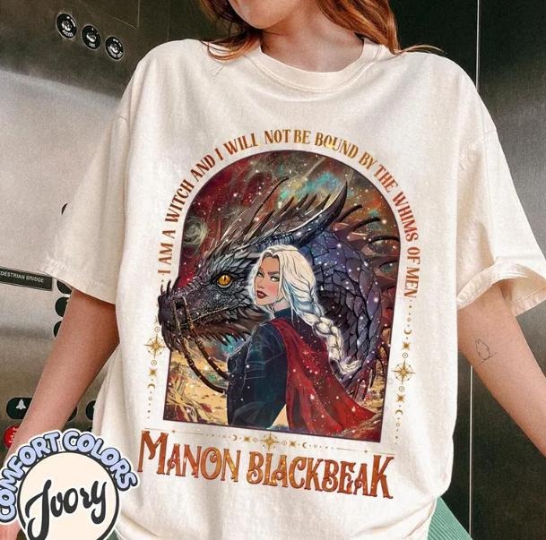 I Am a Witch and I Will Not Be Bound by the Whims of Men Comfort Colors Shirt, Throne of Glass Shirt, Bookish Shirt, Fantastic Reader Shirtstyle{n002}2