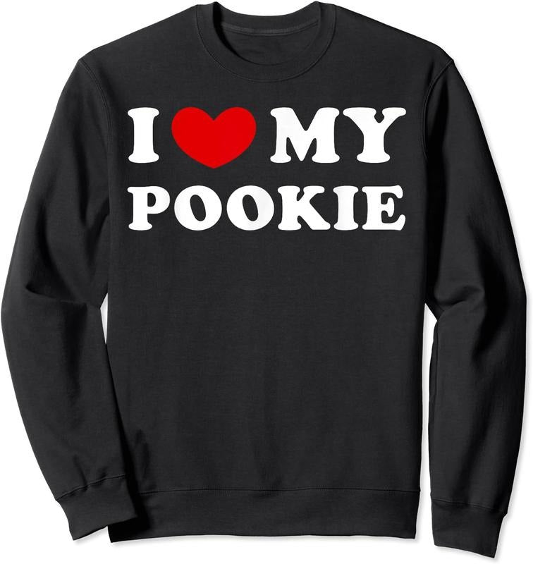 I Heart My Pookie Shirt, I Love My Pookie Unisex Crewneck Sweatshirt
