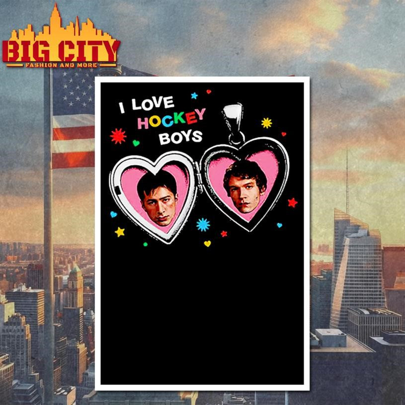 I Love Hockey Boys Shirt