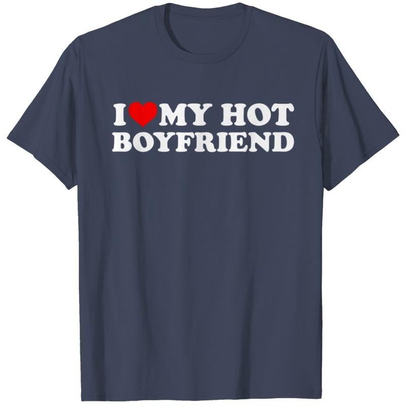 I Love My Hot Boyfriend Shirt BF I Heart My Hot Boyfriend vintage T-shirt, sweater and Hoodie
