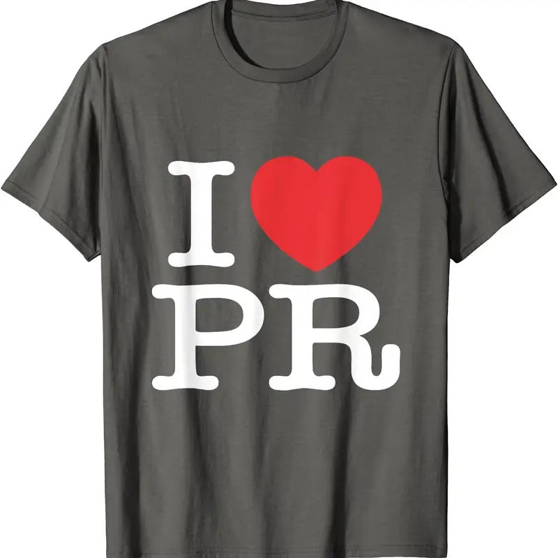 I Love PR Shirt, I heart Puerto Rico T-Shirt | Unisex Cotton Tee, Size S-5XL