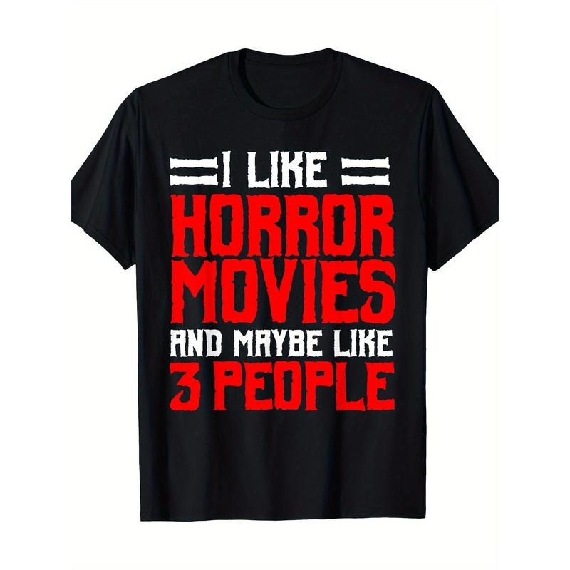 I love horror movies, maybe only 3 people like horror movie t-shirts - the best outfits for Christmas, Halloween, and Thanksgiving Made in USA
